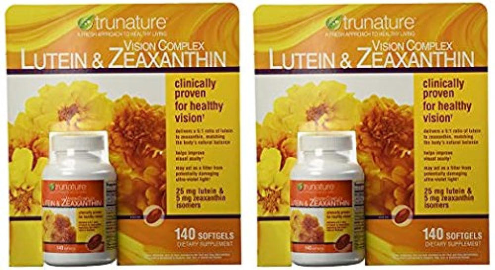 TruNature Vision Complex bottle label highlights Lutemax 2020 Ultra for eye support