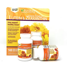 TruNature Vision Complex softgels arranged in a bottle for easy daily use.