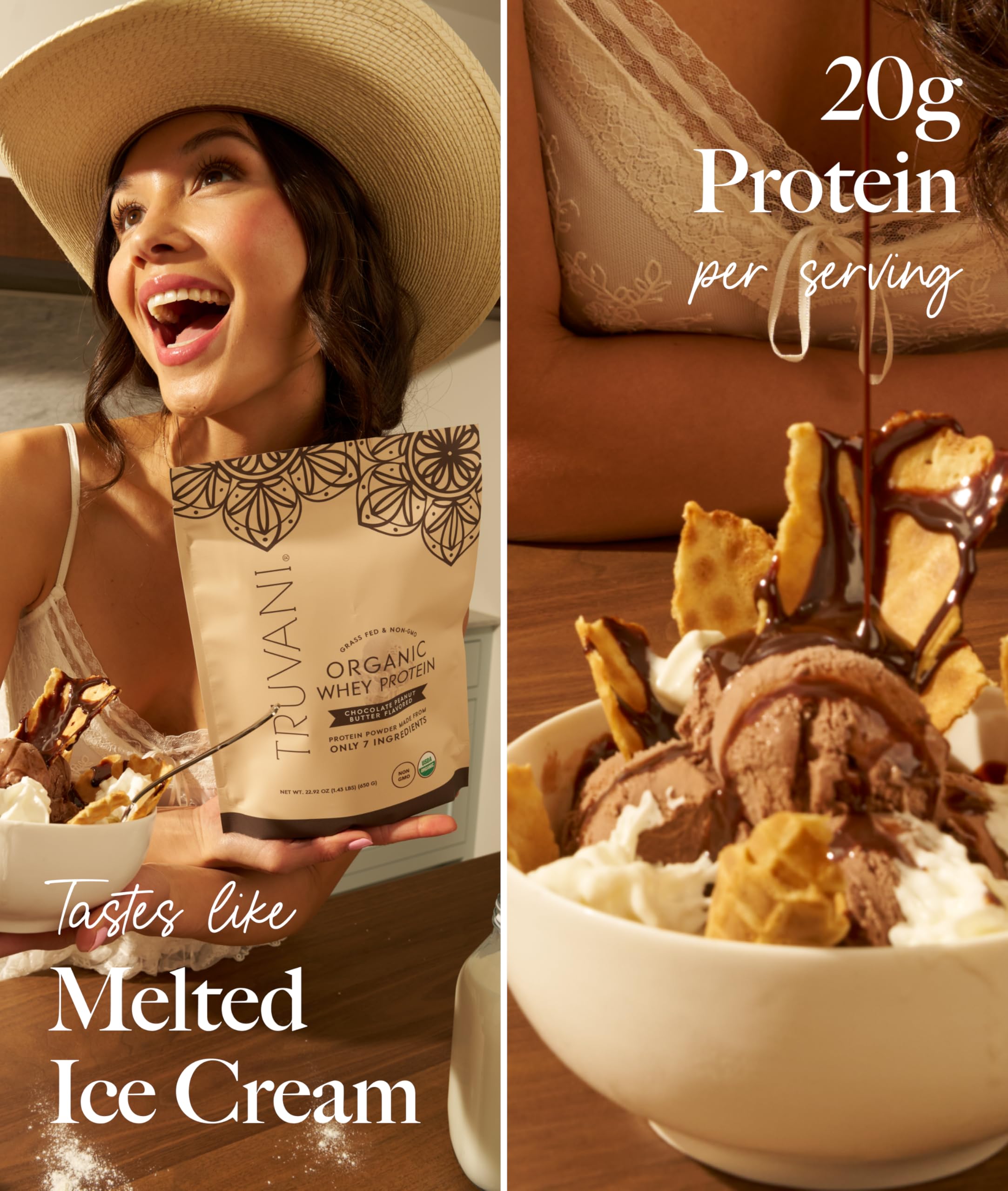 Grass-fed cows pasture image supporting Truvani whey sourcing from ethical farms