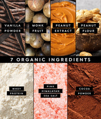 Organic ingredients like cocoa and peanut flour powering real flavor in Truvani whey