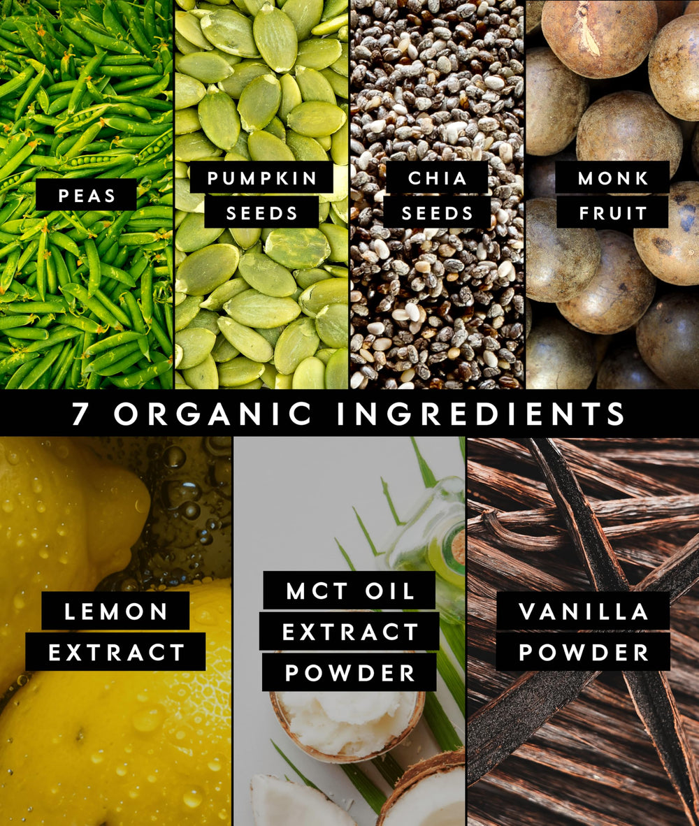 Truvani organic label closeup highlighting certified ingredients
