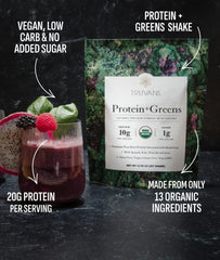 Truvani Protein + Greens broccoli bowl, nutrient-dense greens mix