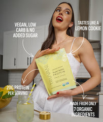 Truvani protein shake in glass for quick post-workout recovery