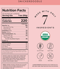 Truvani Snickerdoodle wrapper showcases a convenient, dairy-free treat.
