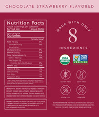 Measuring a scoop of Truvani protein powder for a wholesome smoothie.