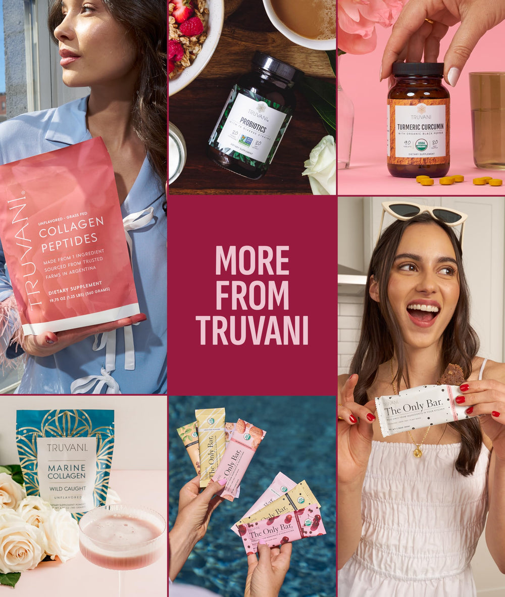 Truvani powder stirred into a cup yields a creamy, smooth shake