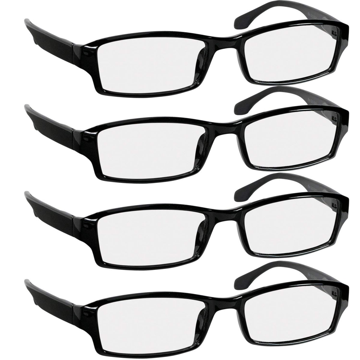 TruVision Readers 9501HP frame front in black with lightweight, all-day comfort.