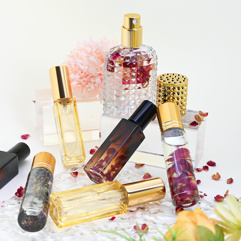 TSVATE essential oils assortment for blending your custom perfume.