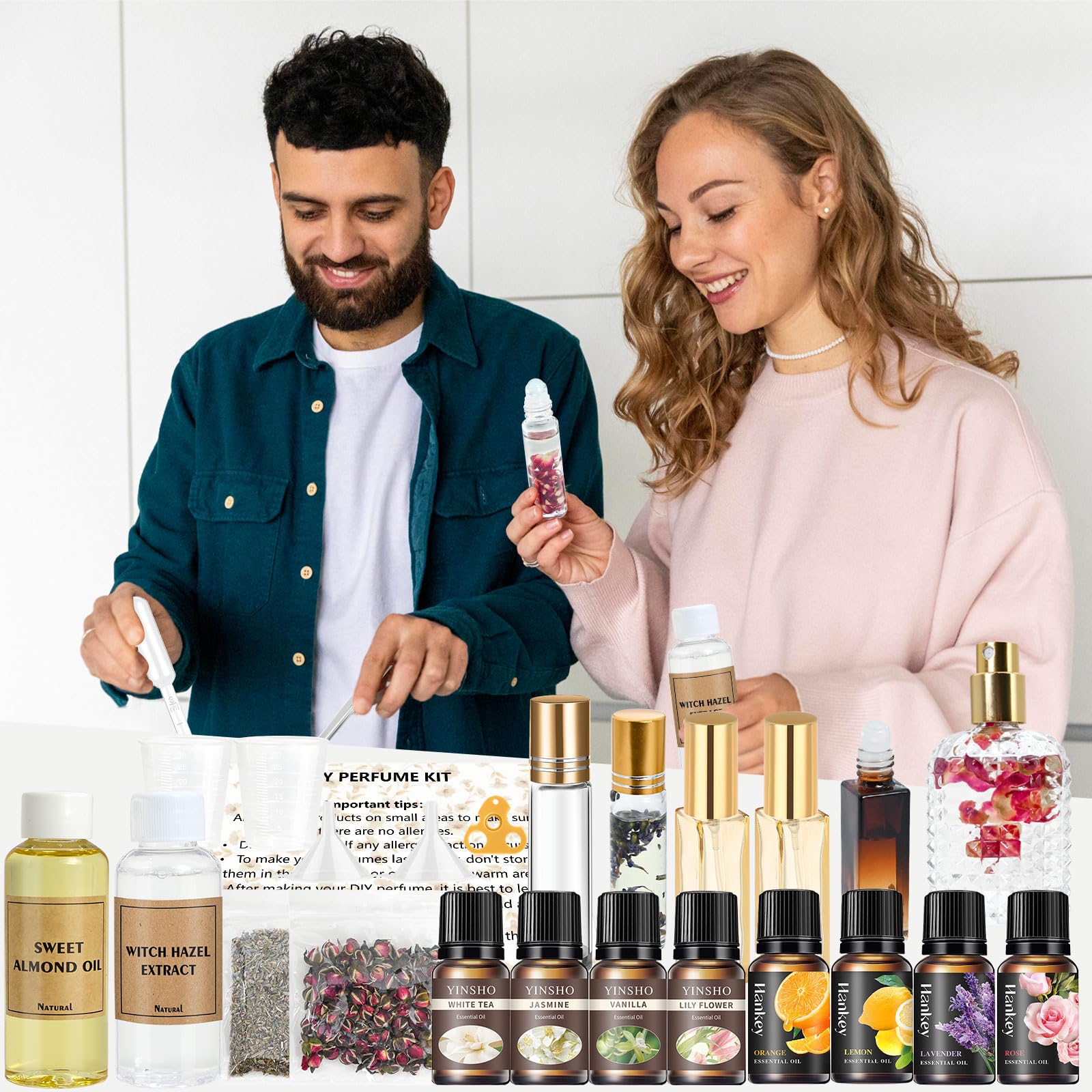 TSVATE instruction guide and tools support creative fragrance making.