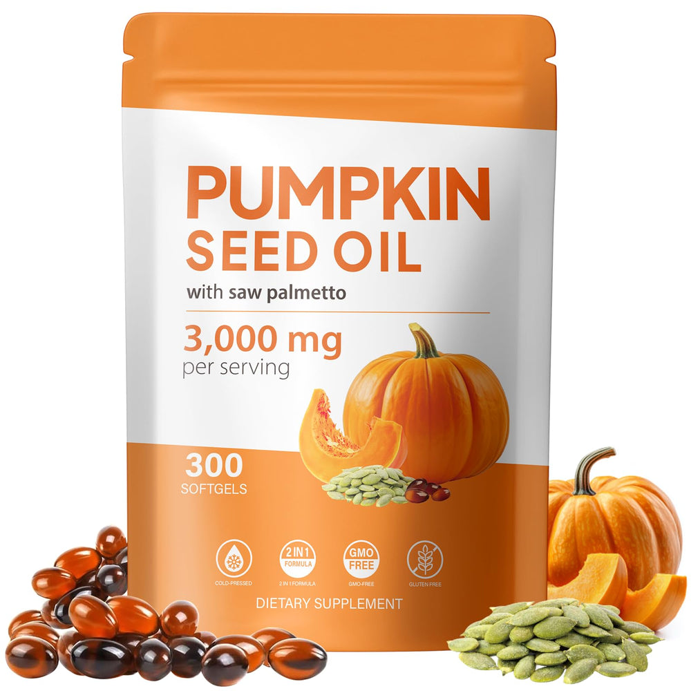 TTGUMMYAMAL pumpkin seed oil softgels bottle for daily support