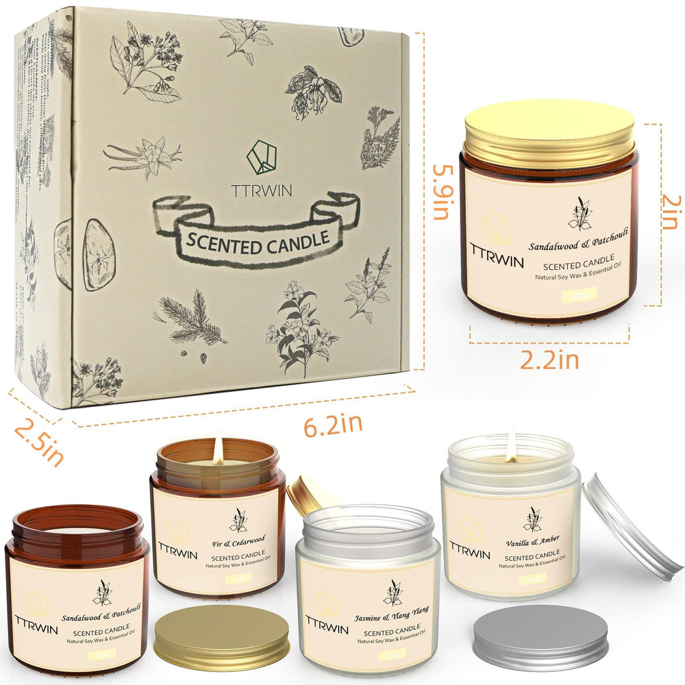 TTRWIN recyclable-jar-candle doubles as decor and storage