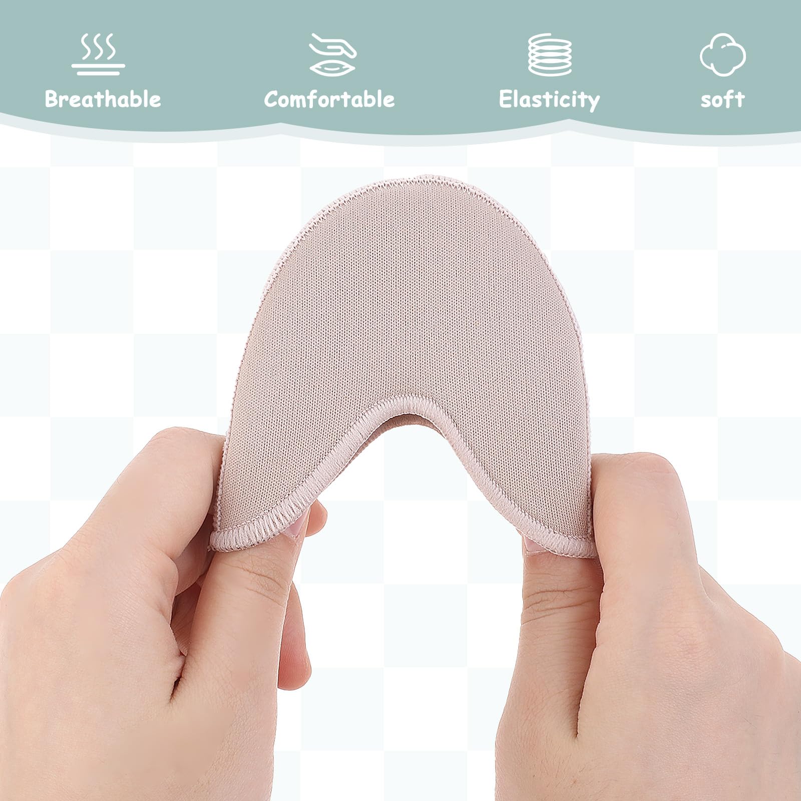 Tucnoeu breathable knitted toe covers keeping feet cool in practice