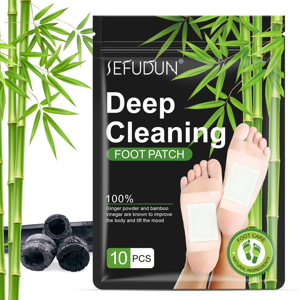 Tudiqe foot pads ginger powder close-up for natural cleansing and mood uplift