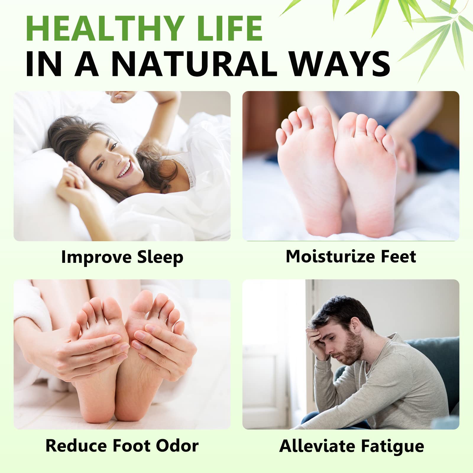Tudiqe foot pads 10-pack packaging shown for convenient daily use