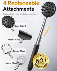 TUKUOS dual-sided spikes head for back and neck scratching