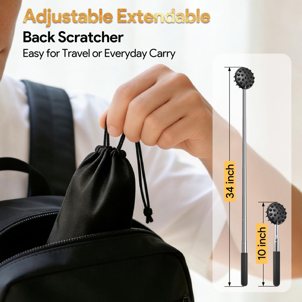 TUKUOS metal claw head enabling targeted scratch on hard-to-reach spots