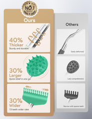 TUKUOS dual-side spikes head for varied textures during scratching
