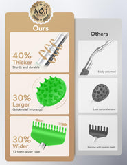 TUKUOS metal claw provides targeted back and neck scratching