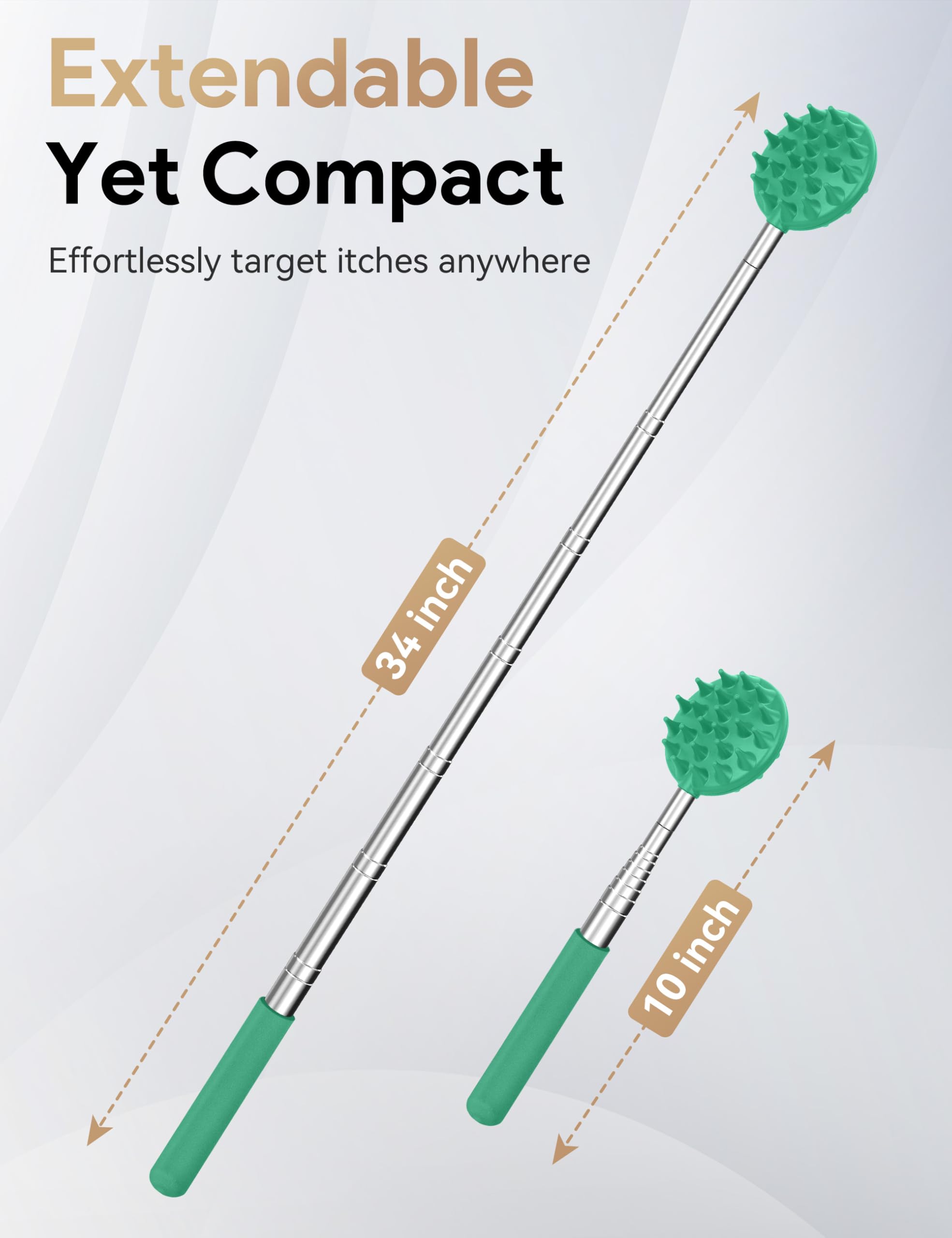 TUKUOS metal rake head provides broad coverage on large surfaces