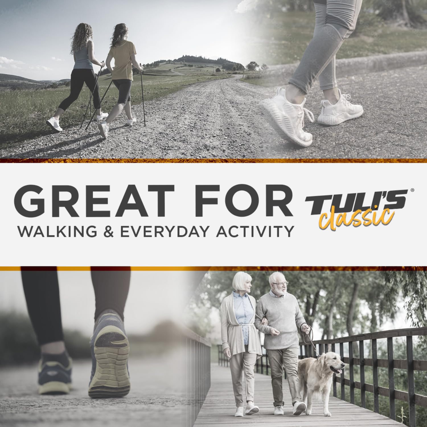 Tuli's Classic Heel Cups comfort-fit image illustrating easy wear