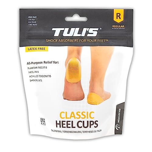 Tuli's Classic Heel Cups side view showing slim profile