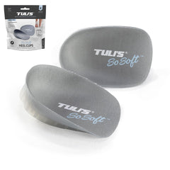 Tuli's So Soft Heel Cups packaging and branding highlight cushioning for daily comfort.