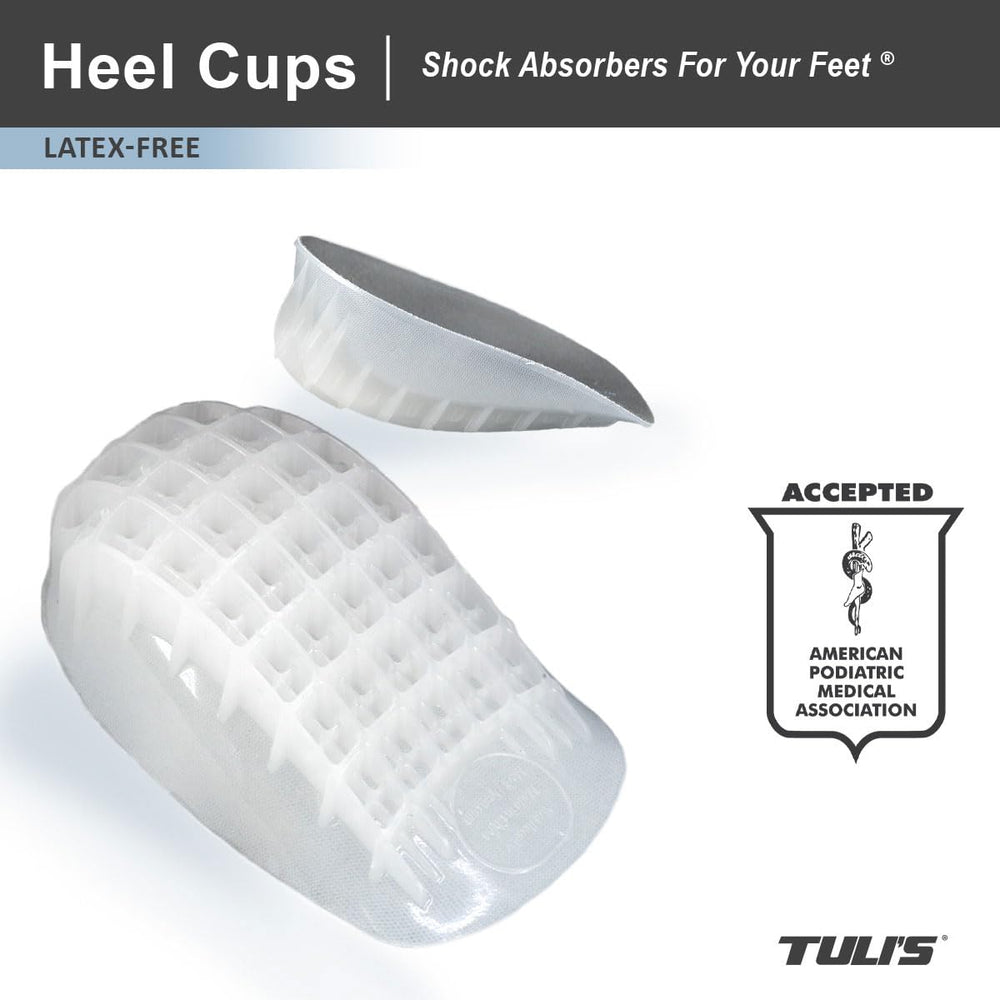 Low-profile backing fits most shoes for easy placement inside footwear.