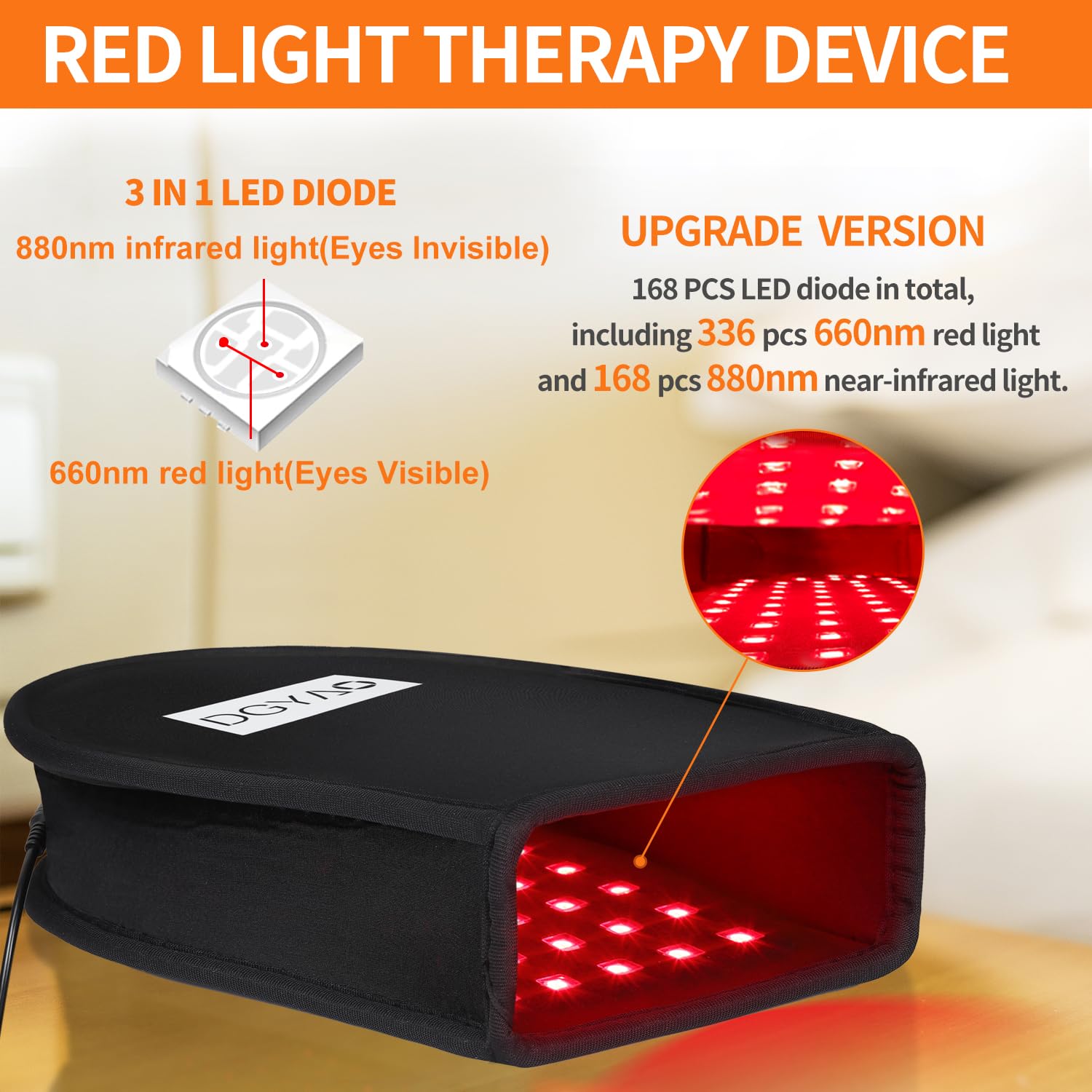 TUOB double-sided hand therapy pad enabling full hand coverage for comfort.