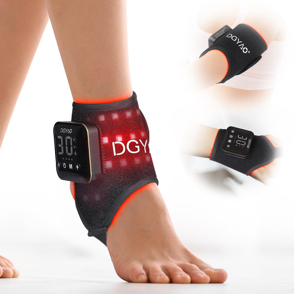 TUOB red light therapy wrap with cordless controller for portable use and comfort