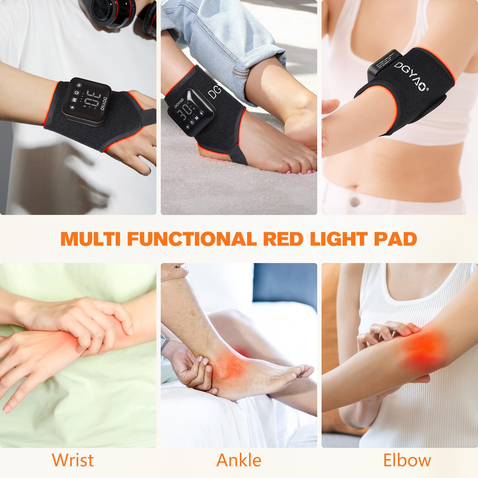 TUOB versatile device used on ankle, elbow, and wrist joints