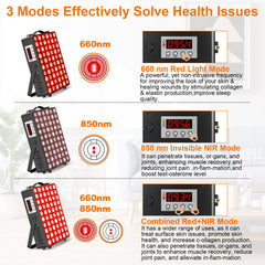 Tuohun red light therapy panel used on the face to boost vitality.