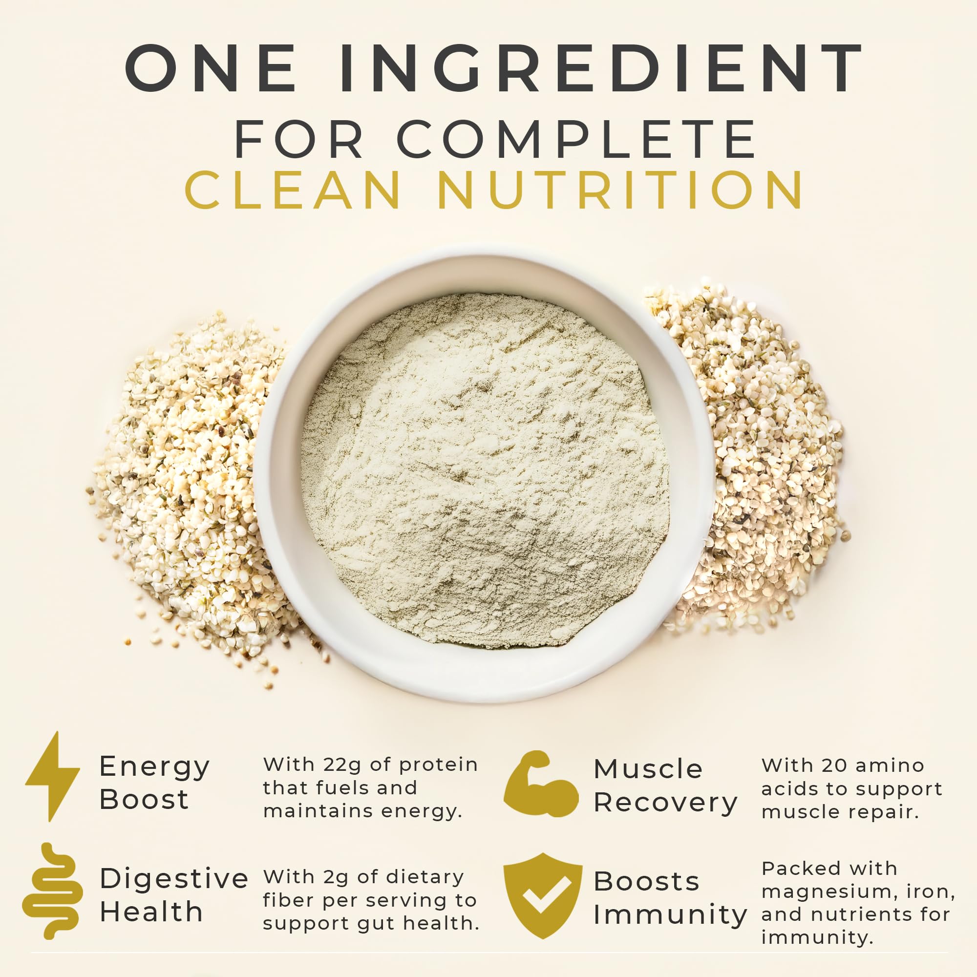 TUPAXA hemp protein packaging shows 1.32 lb, 20 servings.