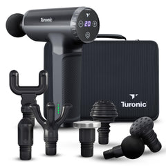 Turonic GM5 massage gun delivers deep tissue percussion for targeted relief.