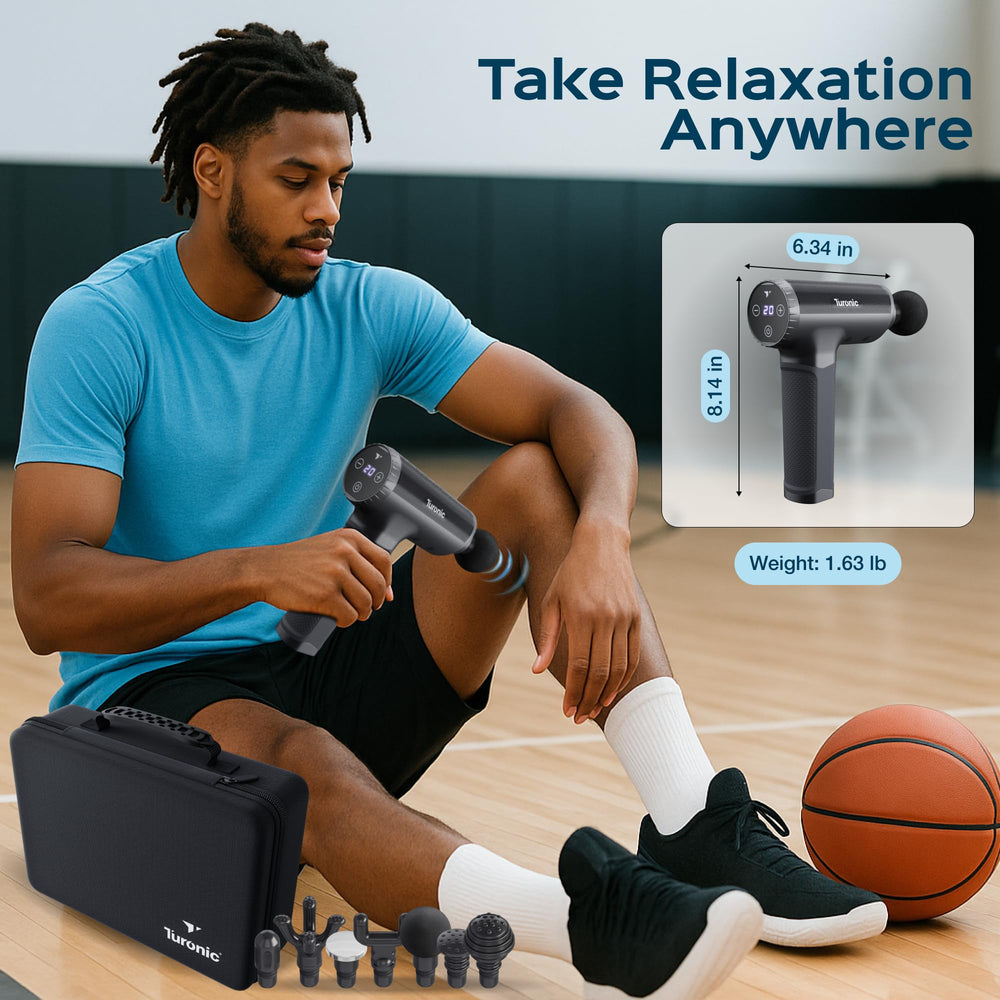Turonic GM5 ergonomic cordless handle supports comfortable use.