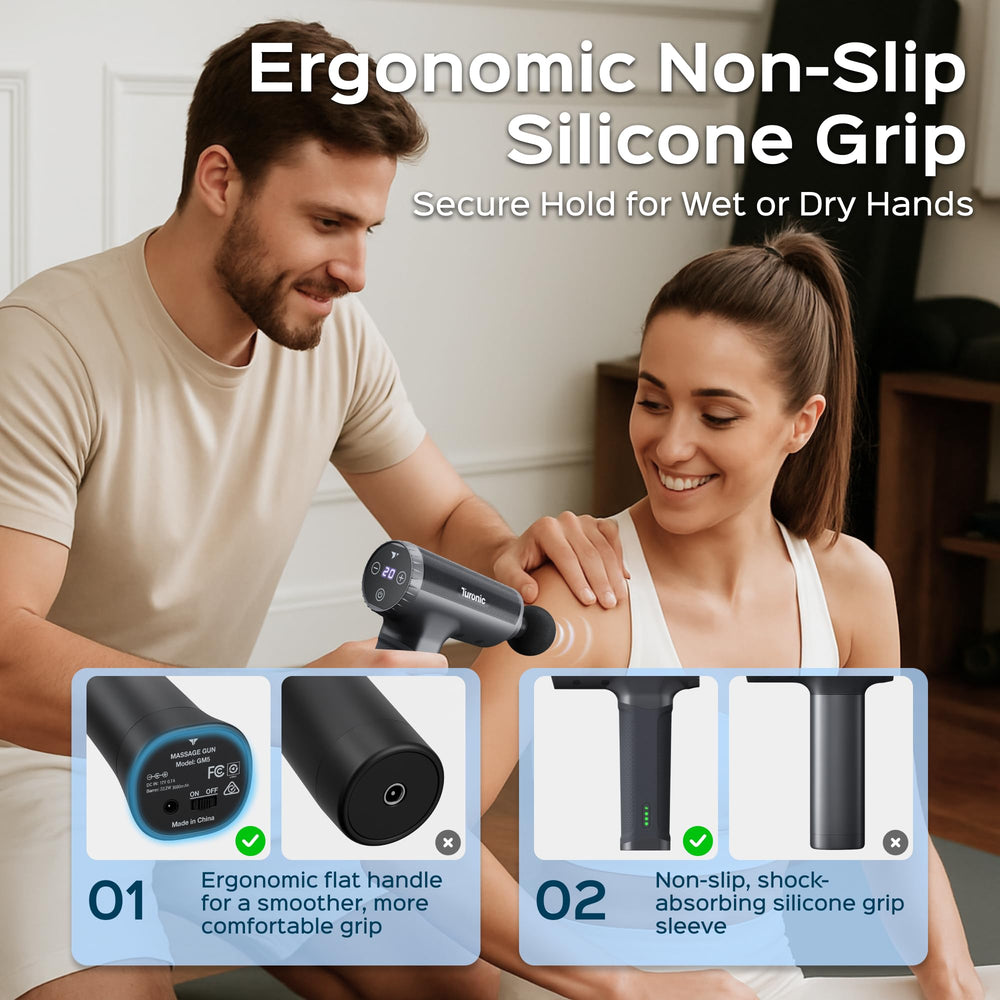 Turonic GM5 portable for on-the-go muscle relief.