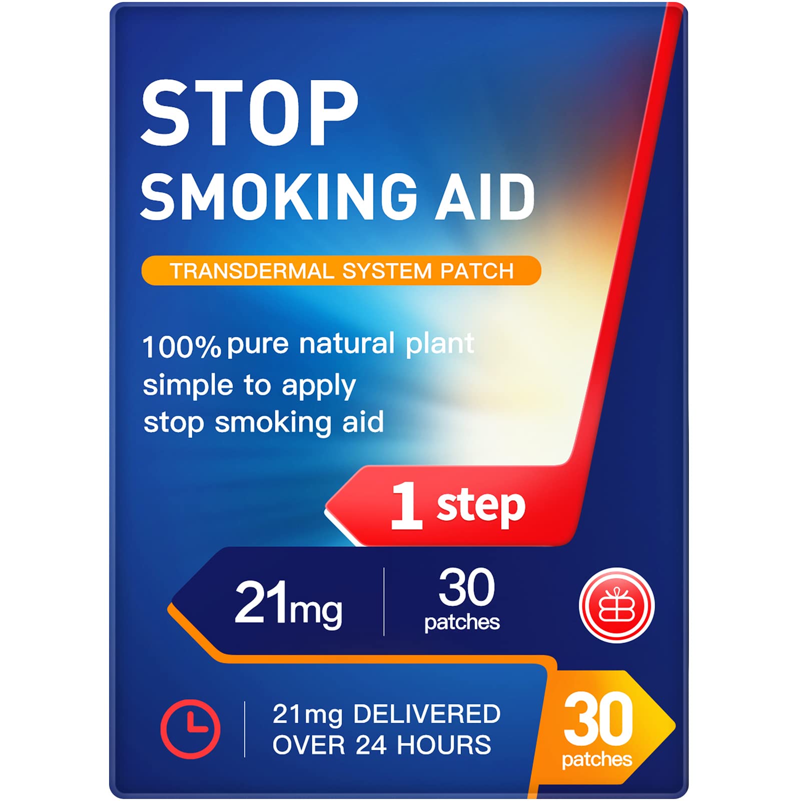 Tuwyfe Stop Smoking Patches Step 1 box shows 30 patches for a month