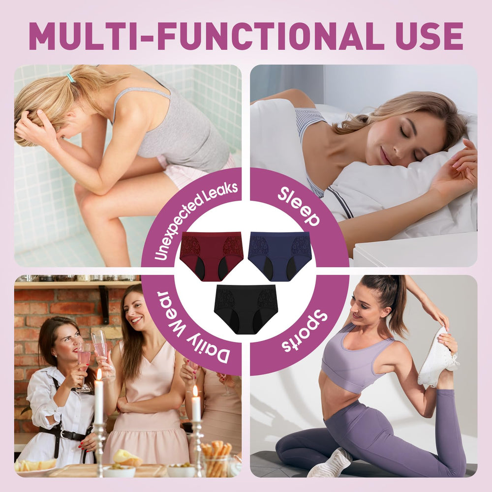 TUXIYA lace-detail adds subtle style with practical comfort