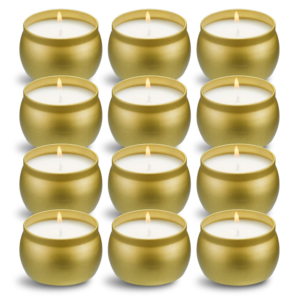 Tuyai candle tin close-up showcasing compact, heat-safe container.