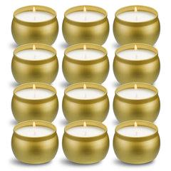 Tuyai candle tin close-up showcasing compact, heat-safe container.