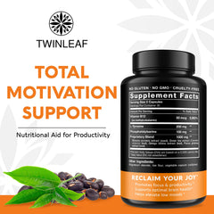 TWINLEAF Dopamine bottle label highlighting USA-made formulation.