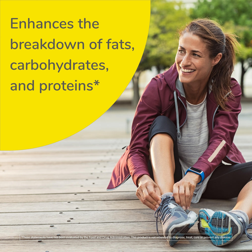 Twinlab capsules in hand conveying portability and easy daily digestive support.