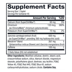 Twinlab MetaboLife Ultra caplets close-up showing 800 mg dosage