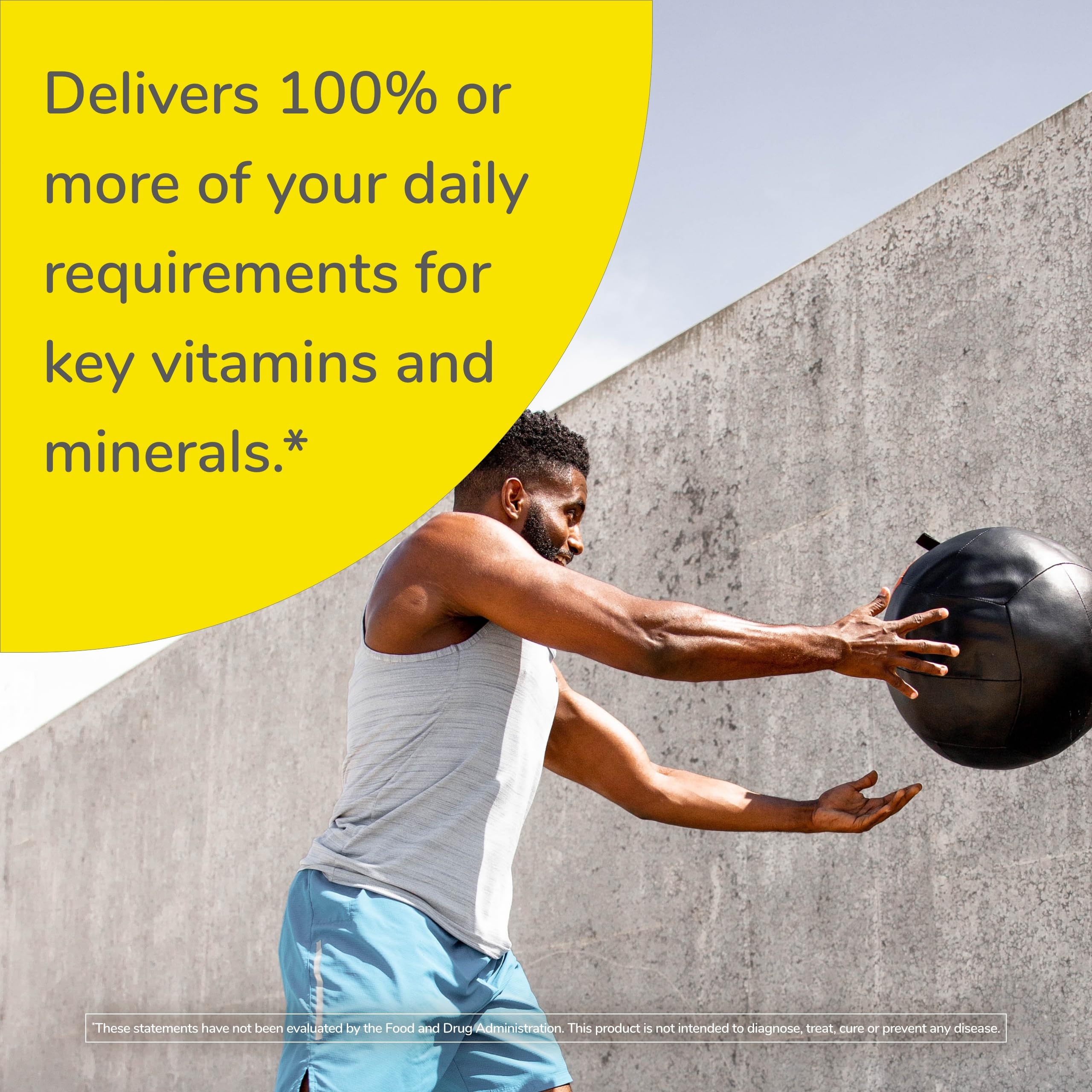 Twinlab TWL Men's Daily One capsules in hand for on-the-go.