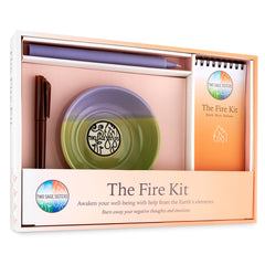 Two Sage Sisters Fire Kit candle guiding focus during the ritual