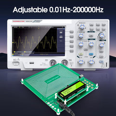 Twxire Schumann Generator control panel close-up for precise frequency tuning.