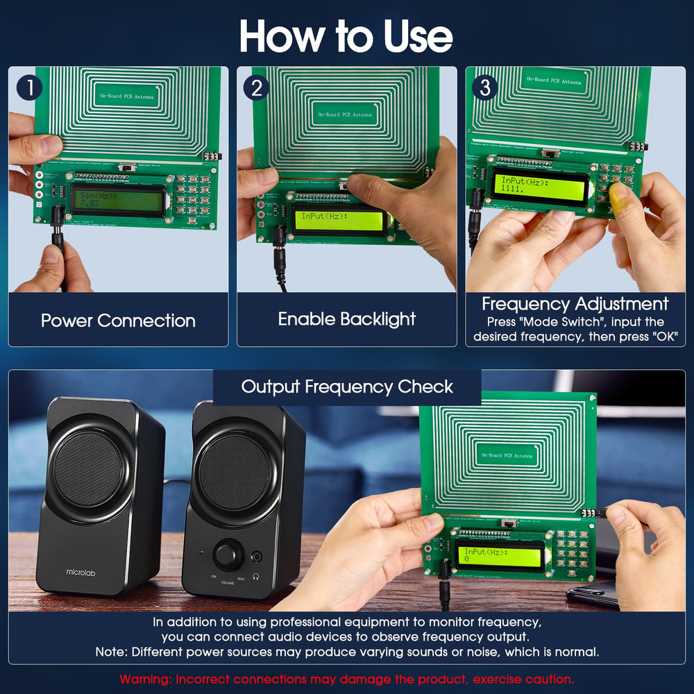 Twxire Schumann Generator USB power option for convenient portable use.