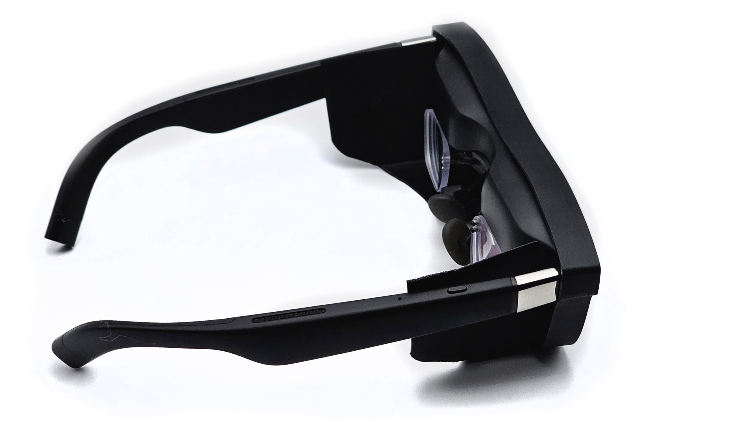 Tyco Tech Open Blockers side view showing bottom and side reflection blocking.