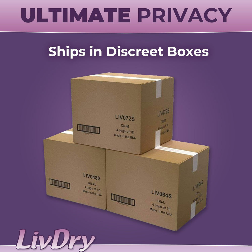 TYE LivDry XL high-absorbent core may reduce daily diaper changes.