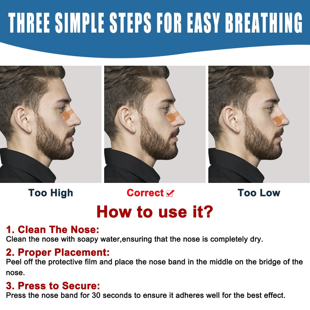 Tyelason nasal strips gentle removal with no residue