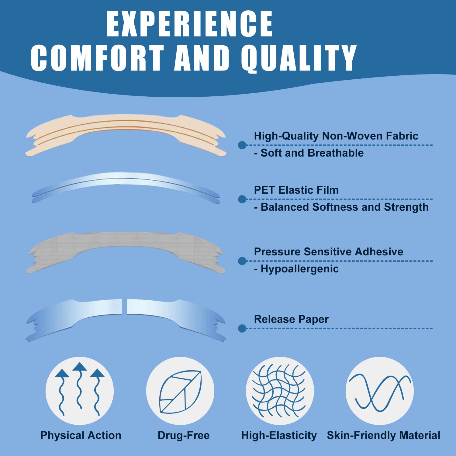 Tyelason nasal strips made with safe materials for comfortable wear